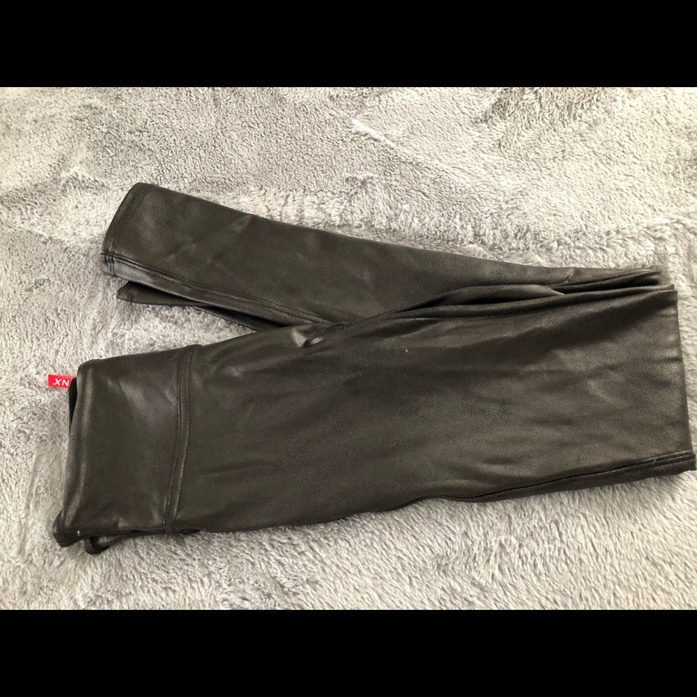 Spanx faux leather leggings